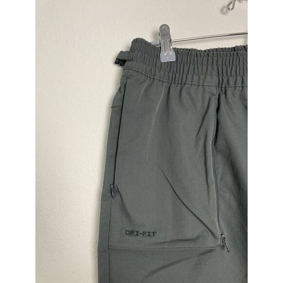 Nike Tech Pack Woven Pants Medium Gray Utility Performance Zipper Pockets - Picture 8 of 16